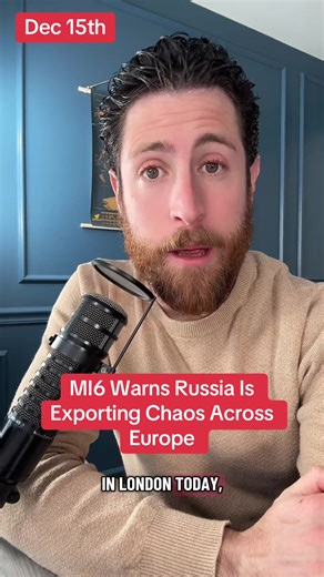 Britain’s MI6 says Russia is waging a shadow war across Europe using chaos, cyber attacks, and sabotage #europe #MI6 #ukrainewar