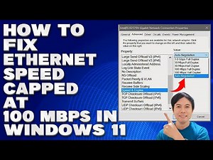 How To Fix Ethernet Speed Capped at 100MBPS in Windows 10/11 [2024 Updated]