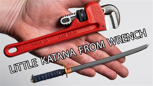 Making a Small Katana from a Small Wrench