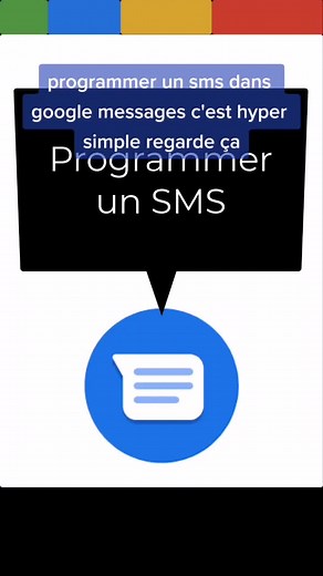 Programmer un SMS #fastlearner #googleworkspace #google #astuce #googlemessages #messages @Cyrille CARTERET FASTLEARNER