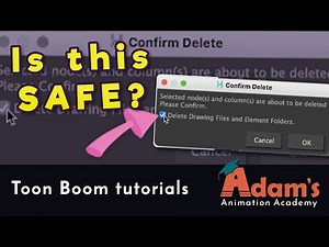 Never accidentally lose work again! Toon Boom deleting tips