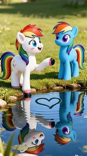 Little Meadow Ponies at the Pond #mylittlepony #3danimation