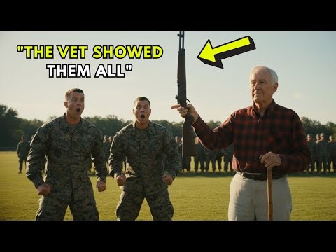 The honor guard kept dropping the rifle — until the old veteran spun it with one finger