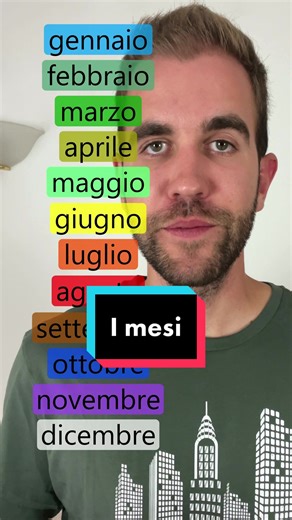 I Mesi dell'Anno in Italiano