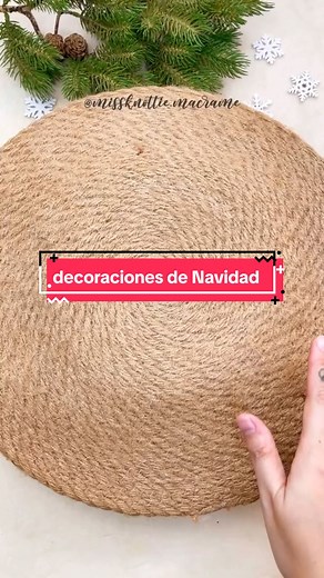 Canastas Decorativas de Navidad en Macramé: Tutorial Completo