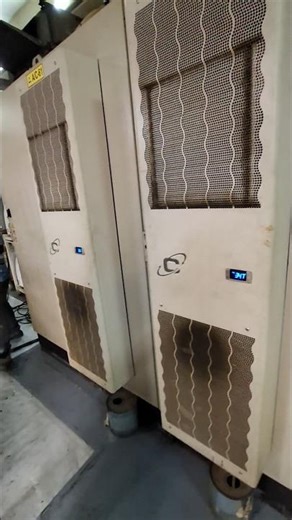 The panel AC unit has been restored to working condition after servicing.#technology #experiment