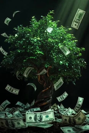 #Manifest #money falling from the Tree of life on #you