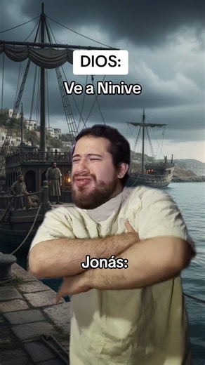 errodas🇻🇦✝️ on Instagram: "Re necio Jonas CONTEXTO: JONÁS 1:1-3-3, 1, 3 [1] Cierto día, un hombre llamado Jonás hijo de Amitai recibió un mensaje de parte de Dios: [3] Pero en vez de ir a Nínive, Jonás decidió irse lo más lejos posible, a un lugar donde Dios no pudiera encontrarlo. Llegó al puerto de Jope y encontró un barco que estaba a punto de salir. Pagó su pasaje y se embarcó, contento de irse lo más lejos posible de Dios. #humorcristiano #humor #jovenescristianos #biblia #catolicos"