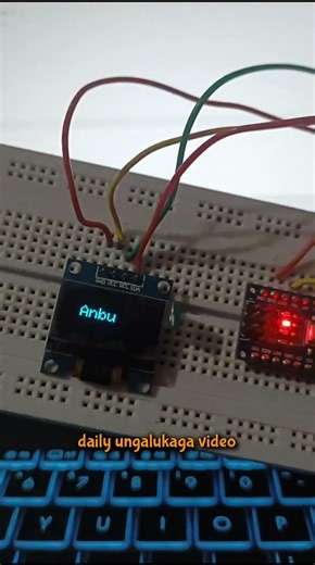 Display Your Name on OLED Using Arduino Nano 🔥Comment your name & I’ll show it in next video!#STEM