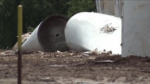 Wind turbine graveyard angers nearby residents who fear it's polluting the environment