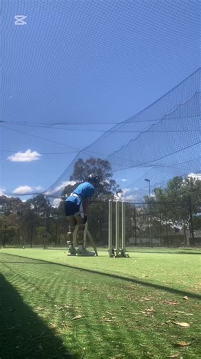 Day3 of my road to cricket Aus @WPCC @roadtobaggygreen @Mark Ward #cricket #netsession #batting #bowling