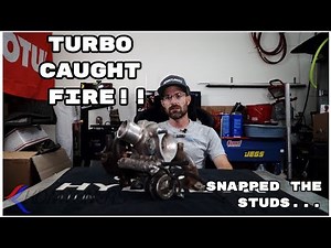 Veloster K03 Turbo Tear Down Tutorial with Broken Stud Removal!