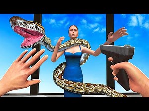 NEW Snake Eats Ragdolls - Newton's Playground VR (Update)