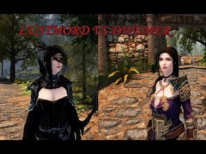 Skyrim SE Mods 4K - Dwemer Researcher and Lustmord Vampire CBBE 3BA