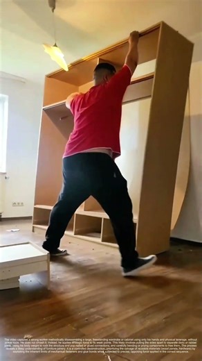 Strength and Strategy: The Hand-Disassembly of a Wardrobe