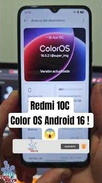 Redmi 10C - COLOR OS 16 ! PORT SORPRENDENTE ! WTF ! #customroms