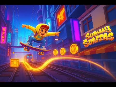 Unlocking New Board Part 6 Subway Surfers Run|Stream 303 | Gamers Ascent