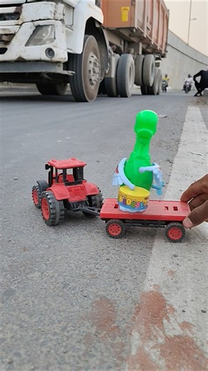 Unboxing sonalika Tractor Trolley & Farm Die-Cast model Testing 🔥 #sonalika​​ #tractor​​
