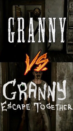 3 DIFERENCIAS entre GRANNY VS GRANNY ESCAPE TOGETHER #granny #horror