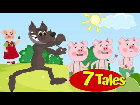🔴 The Three Little Pigs and the Big Bad Wolf 🔴🐷🐺 I Seven Tales I Most Beautiful Fairy Tales🌟