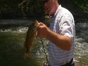 Kayak Fishing for Smallmouth on Elkhorn Creek With Canoe Kentucky