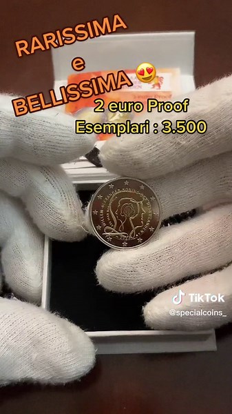 2 Euro Rare Olanda 2013 Proof Fondo Specchio