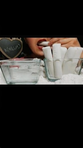 White Colour, Chalk Eating #asmr