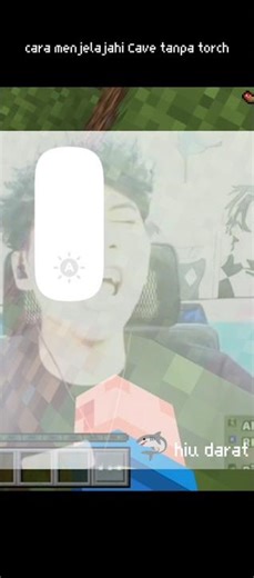cara menerangi cave tanpa torch di minecraft #minecraft #minecraftshorts #wielinoino