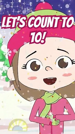 Can YOU Help Harper Count to ten in the Snow?!