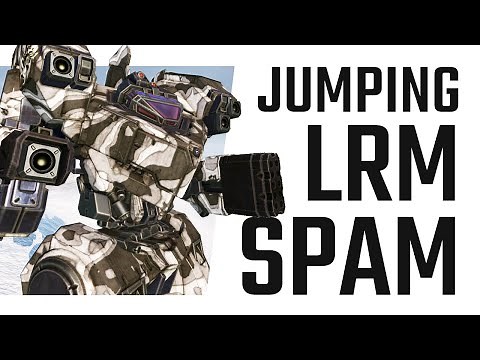 Jumping Missile Spam - Huntsman LRM Build - Mechwarrior Online The Daily Dose #1349