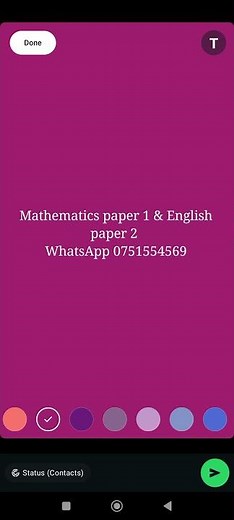 KCSE mathematics paper 1 2025 WhatsApp 0751554569