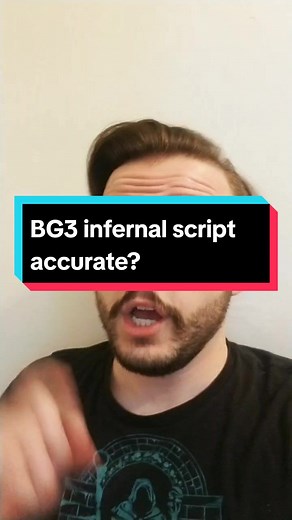 Understanding the Infernal Script in Baldur's Gate 3