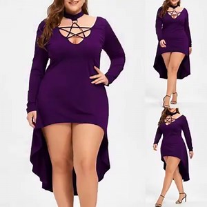 57K views · 151 reactions | Halloween Plus Size Lace Up Cocktail Dress Only $10.23 ! Shop Now: https://goo.gl/5Sj7AP | Rosewholesale | Facebook