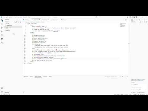 learning to make a script that makes a button change color of text #html #javascript