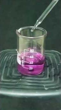 potassium permanganate solution act with hydrogen peroxide and crystal clear.