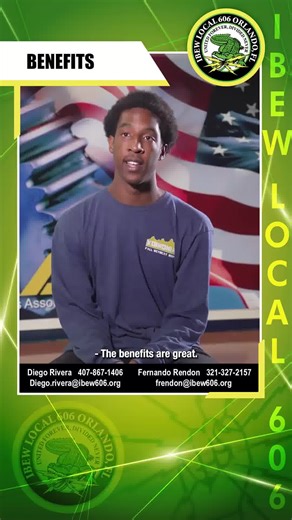 It's not just a paycheck—it's a complete package. From health care and retirement funds to help with car loans, IBEW benefits provide a secure future for you and your family. 👨‍👩‍👧‍👦 #IBEWFamily #UnionStrong #JobSecurity | IBEW Local 606