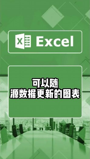 可以随源数据更新的图表,在一不用修改数据后在插入图表了#excel教学 #excel办工小技巧 #excel制表 #excel技巧