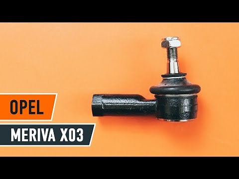 How to change tie rod end OPEL MERIVA A [TUTORIAL AUTODOC]