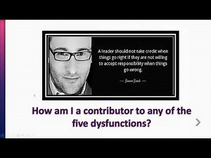 Session 311 - The Five Dysfunctions of a Team