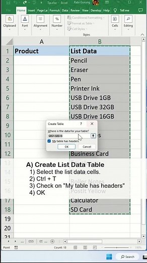 How do I create a dynamic drop down list in Excel - Excel Tips and Tricks #shorts
