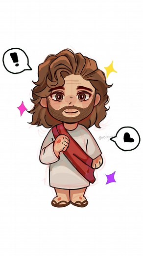 Dibujos de Jesús: Chibi y Kawaii Fanarts