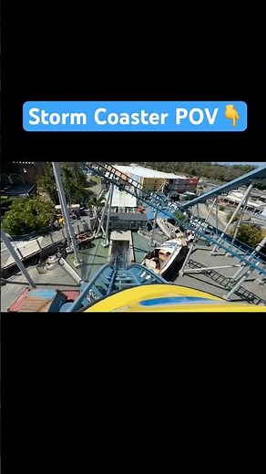 ALL Rides at Sea World 👆🎢🐬#seaworld #seaworldrides #stormcoaster #goldcoast #stormcoasterseaworld