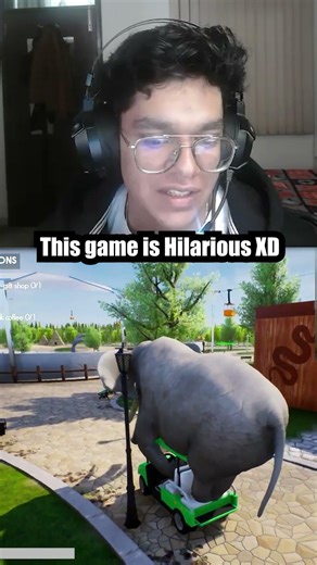 This elephant is able to drive xD ZOO KEEPER SIMULATOR 😳