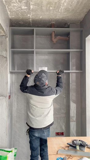 Laundry Room Wall Shelf Installation | Smart Storage Solution