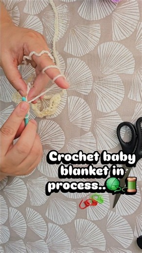 How to Start Crochet Baby Blanket as a total Beginner #crochet#youtubeshorts#shortsfeed#crocheting