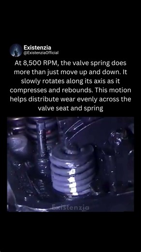 Why Valve Springs Rotate at High RPM