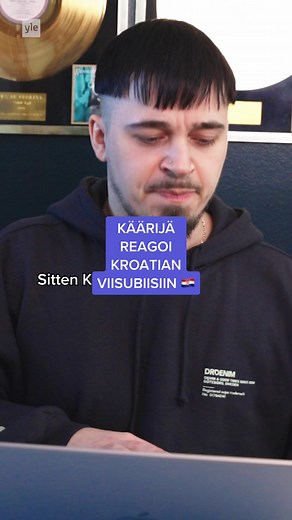 Kroatian viisubiisin Käärijän hulvaton reaktio! 😂🇭🇷