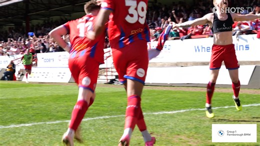 65K views · 900 reactions | The goal that took us to Wembley 凉 What an incredible moment ❤️ Full highlights from yesterday's Isuzu FA Trophy Semi-Final win over Woking are now available  FULL HIGHLIGHTS: https://www.youtube.com/watch?v=38l88oBACLI | Aldershot Town Football Club | Facebook