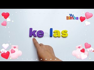 Belajar Membaca dengan 5 Huruf TK PAUD SD | Belajar Mengeja PASTI CEPAT BISA | YuBimba