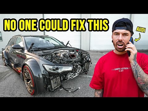 REBUILDING A WRECKED AUDI RS6 GT3 #2
